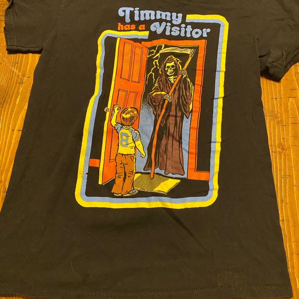 Steven Rhodes Black Graphic Tee